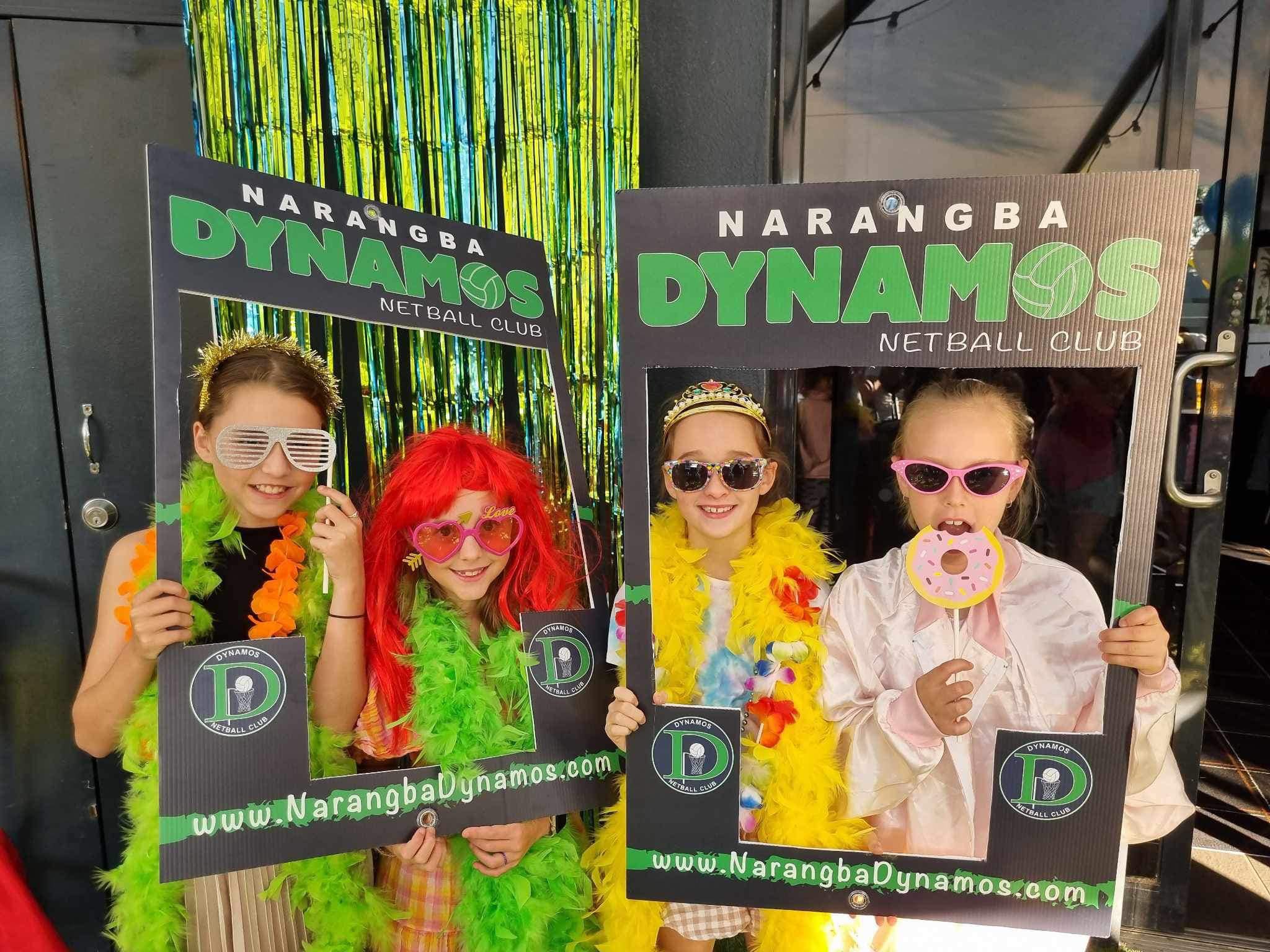 Fun netball sponsorship dress up day